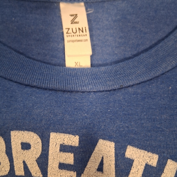 Blue Cat-Themed Graphic T-Shirt - Picture 4 of 6